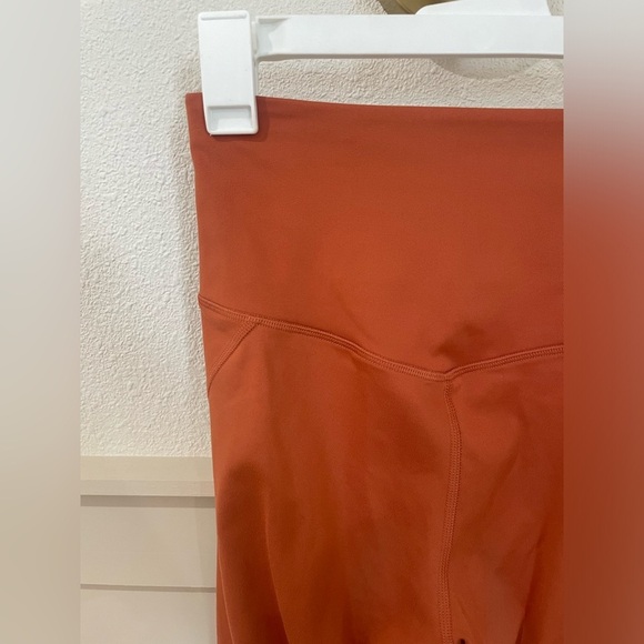 Girlfriend Collective High-Waisted Orange Leggings Yoga Pants Size Small - Picture 9 of 13